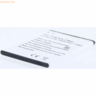 k.A. Akku für Zte Kis 3 Max Li-Ion 3,8 Volt 1850 mAh schwarz k.A. Akku für Zte Kis 3 Max Li-Ion 3,8 Volt 1850 mAh schwarz von k.A.