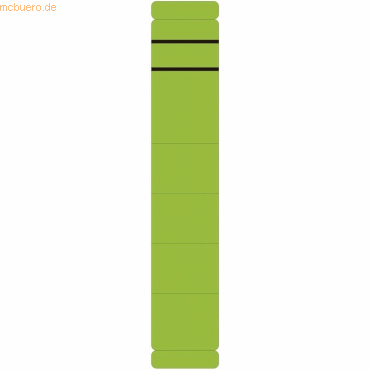 k.A. Ordnerrückenschilder 39x192mm selbstklebend grün VE=10 Stück von k.A.