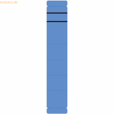 k.A. Ordnerrückenschilder 60x192mm selbstklebend blau VE=10 Stück von k.A.