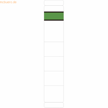 k.A. Ordnerrückenschilder 60x192mm selbstklebend weiß VE=10 Stück von k.A.