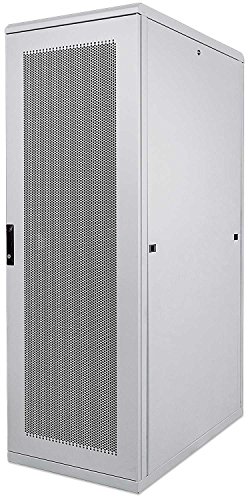 kab24® Netzwerkschrank Serverschrank Wandhehäuse Netzwerk Wandschrank Wandverteiler SOHO Schrank grau 19 Zoll 42 HE H:205,7 x B:80 x T:100cm von kab24