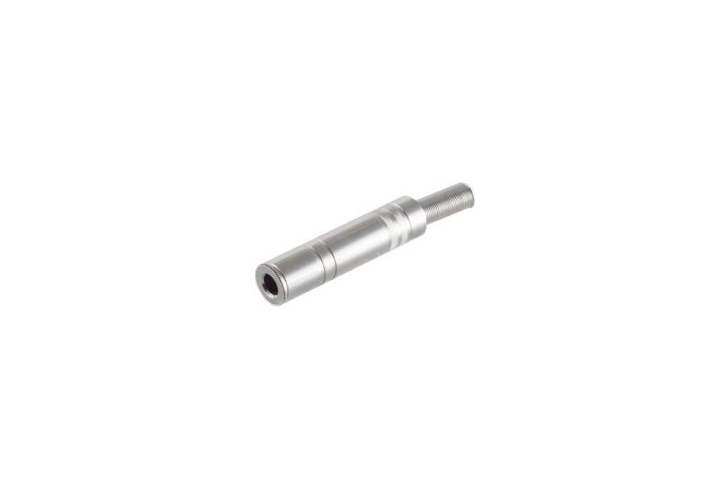 kabelbude Klinkenkupplung Mono 6,3mm Metall Audio-Adapter von kabelbude