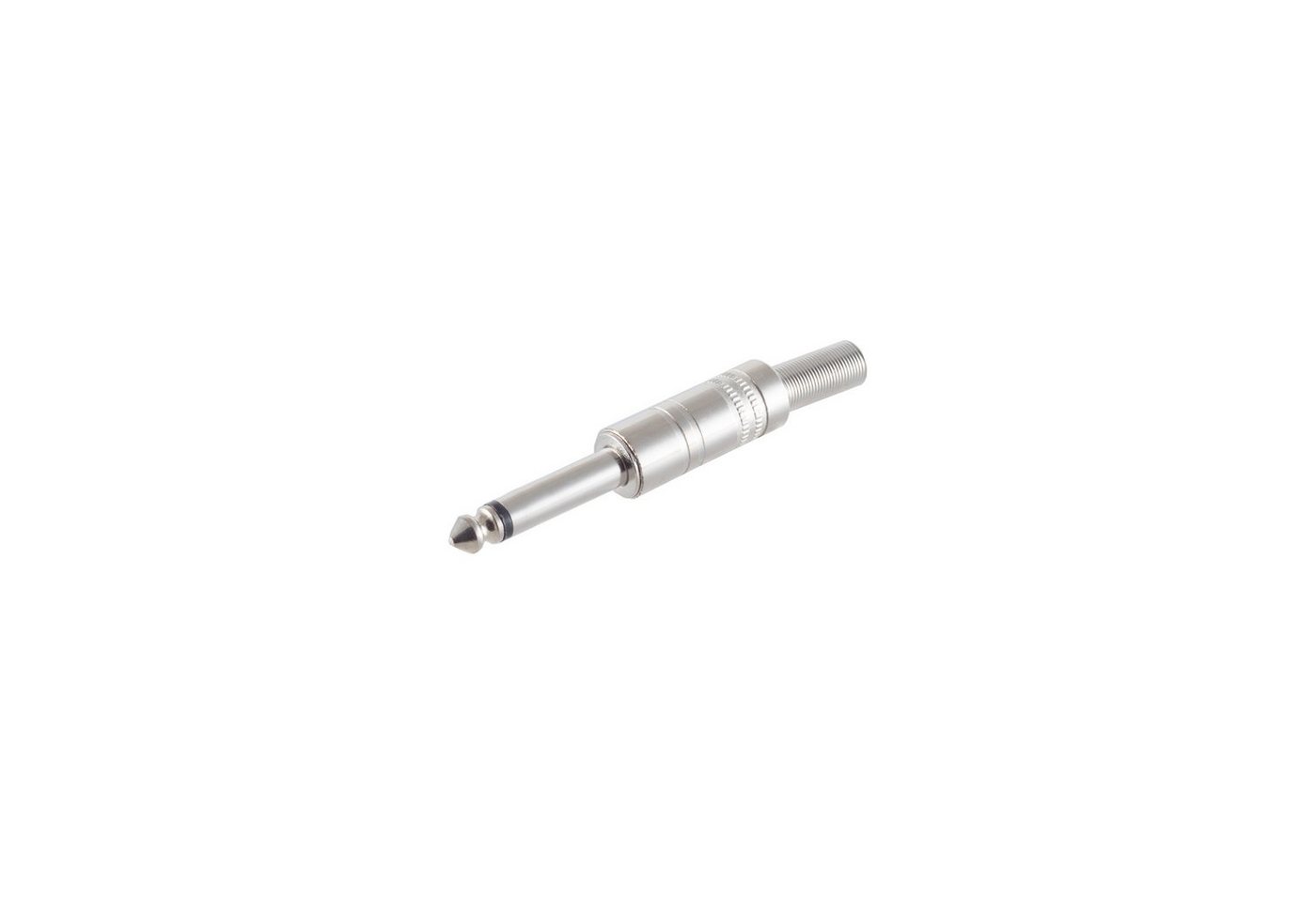kabelbude Klinkenstecker Mono 6,3mm Metall Audio-Adapter von kabelbude