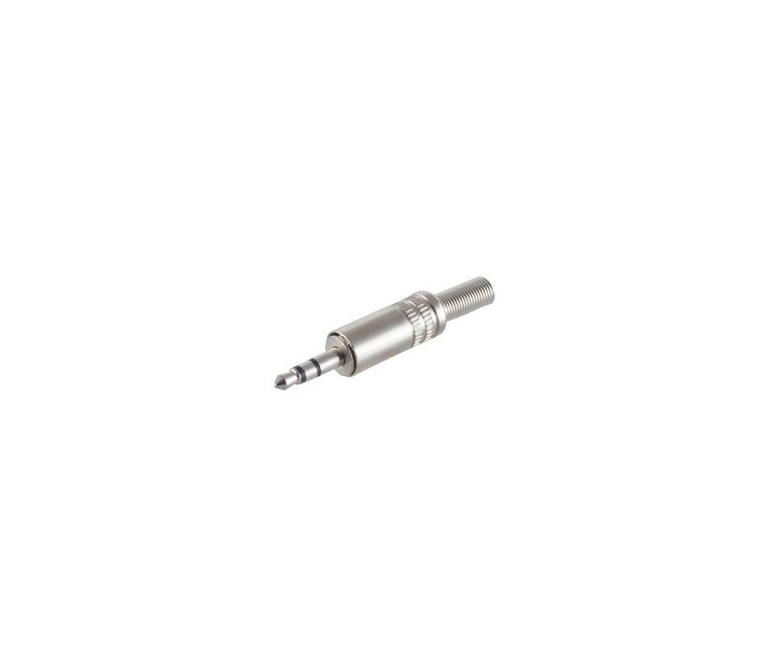 kabelbude Klinkenstecker Stereo 3,5mm, Metall Audio-Adapter von kabelbude