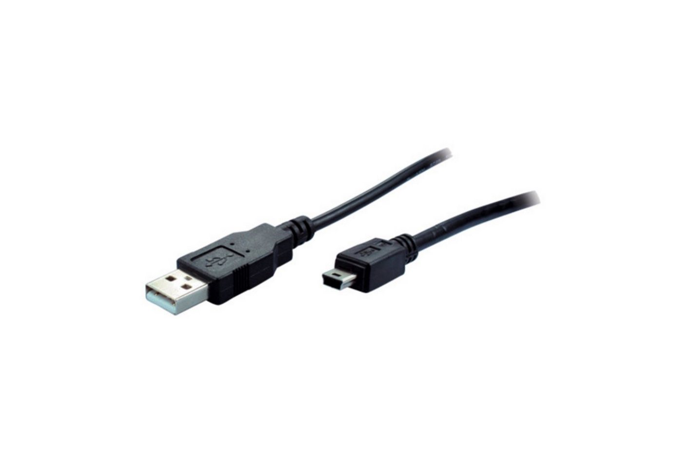 kabelbude USB-Mini Kabel USB-A-St./USB-B-Mini 5-pin St. 2m USB-Kabel, (200 cm) von kabelbude