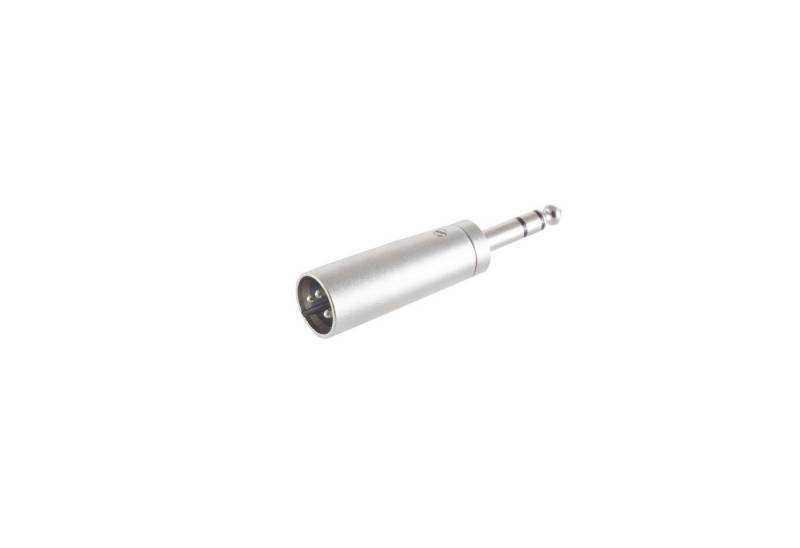 kabelbude XLR-Stecker / Klinkenstecker 6,3 mm, Stereo Audio-Adapter von kabelbude