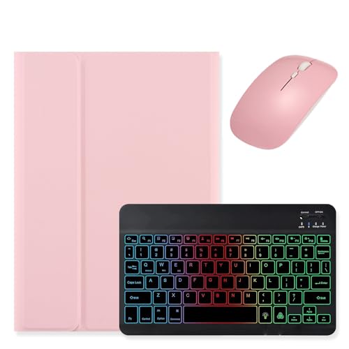 kaidisen Tastatur mit Hintergrundbeleuchtung für iPad 10. Generation, Tastaturhülle mit Maus, abnehmbare Hintergrundbeleuchtung, Farbtastaturhülle für iPad 10, Rosa + Schwarz kaidisen Tastatur mit Hintergrundbeleuchtung für iPad 10. Generation, Tastaturhülle mit Maus, abnehmbare Hintergrundbeleuchtung, Farbtastaturhülle für iPad 10, Rosa + Schwarz von kaidisen