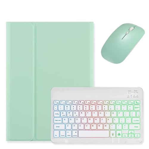 kaidisen Tastaturhülle mit Hintergrundbeleuchtung für Galaxy Tab S9 FE 11 Zoll / Tab S9 11 Zoll / Tab S8 / S7 11 Zoll Tastaturhülle mit Maus, abnehmbare Hintergrundbeleuchtung, Farbtastaturhülle, kaidisen Tastaturhülle mit Hintergrundbeleuchtung für Galaxy Tab S9 FE 11 Zoll / Tab S9 11 Zoll / Tab S8 / S7 11 Zoll Tastaturhülle mit Maus, abnehmbare Hintergrundbeleuchtung, Farbtastaturhülle, von kaidisen