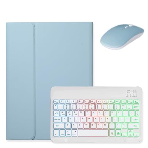 kaidisen Tastaturhülle mit Hintergrundbeleuchtung für Galaxy Tab S9 FE 11 Zoll / Tab S9 11 Zoll / Tab S8 / S7 11 Zoll Tastaturhülle mit Maus, abnehmbare Hintergrundbeleuchtung, Farbtastaturhülle, kaidisen Tastaturhülle mit Hintergrundbeleuchtung für Galaxy Tab S9 FE 11 Zoll / Tab S9 11 Zoll / Tab S8 / S7 11 Zoll Tastaturhülle mit Maus, abnehmbare Hintergrundbeleuchtung, Farbtastaturhülle, von kaidisen