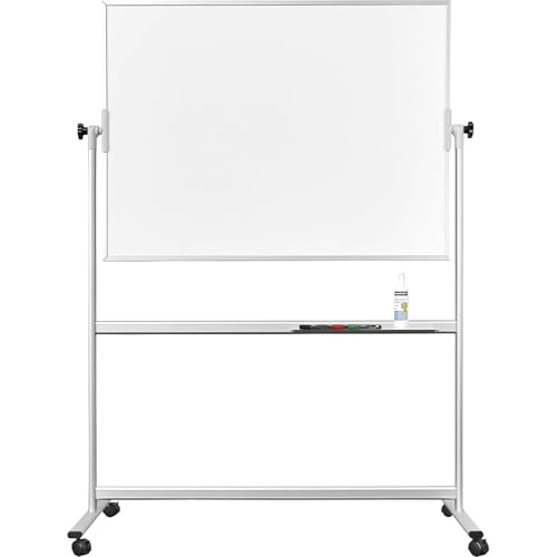 kaiserkraft | Whiteboard-Set Typ SP | mobil | Stahlblech | lackiert | mit Ablageschale | HxB 1834 x 1320 mm von kaiserkraft