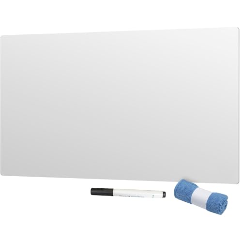 kaiserkraft | Whiteboard | rahmenlos | Stahl emailliert | weiß | BxHxT 1480 x 980 x 7 mm | mit Zubehör von kaiserkraft