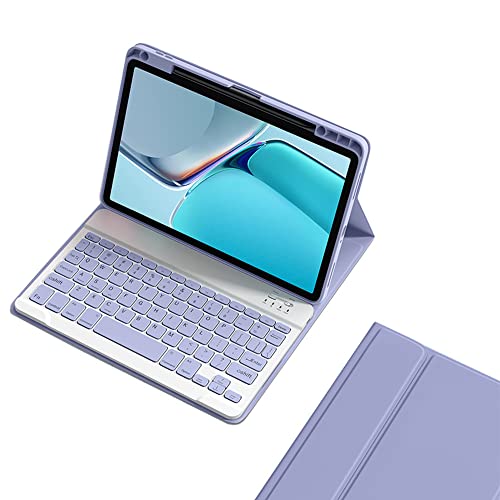 kaitesi Tastaturhülle für iPad 9.8.7. Generation Air 3 Pro 10.5, magnetisch abnehmbare Bluetooth-Farbtastatur, Smart Folio-Hülle mit Stifthalter, Violett kaitesi Tastaturhülle für iPad 9.8.7. Generation Air 3 Pro 10.5, magnetisch abnehmbare Bluetooth-Farbtastatur, Smart Folio-Hülle mit Stifthalter, Violett von kaitesi