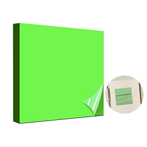 Transparente Haftnotizen, 50 Stück, Wasserdicht Haftnotizen, Creative Sticky Notes Transparente Sticky Notes 50 Sheets 75 X 75 Mm, Self-adhesive Sticky Notes Für Büro Und Studenten (Grün) von kajkey