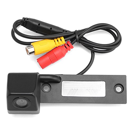 HD Auto Rückfahrkamera Einparkkamera Rückfahrsystem Einparkhilfe Kompatibel mit V W Caddy/B5 3B/B6 3C Kombi/Sagitar/Transporter T5 Caravell/Golf/Mogotan/Skoda Superb/Polo/Bora/Phaeton (NO.02298) von kalakass