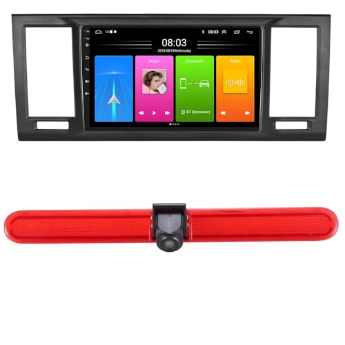 Autoradio mit Bildschirm+Dritte Bremsleuchte Rückfahrkamera für VW Caravelle T5 Multivan California T6 Transporter, 9 Zoll Wireless Carplay Android Auto Autoradio mit Bildschirm+Dritte Bremsleuchte Rückfahrkamera für VW Caravelle T5 Multivan California T6 Transporter, 9 Zoll Wireless Carplay Android Auto von kalakus