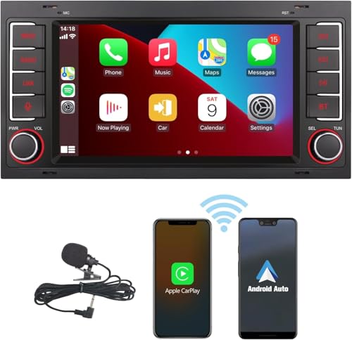 Autoradio mit Bildschirm mit Drahtlos Carplay & Android Auto,7 Zoll IPS Touchscreen Autoradio mit Navi,Bluetooth,GPS,AM/FM/RDS,TF/SWC Autoradio mit Bildschirm mit Drahtlos Carplay & Android Auto,7 Zoll IPS Touchscreen Autoradio mit Navi,Bluetooth,GPS,AM/FM/RDS,TF/SWC von kalakus