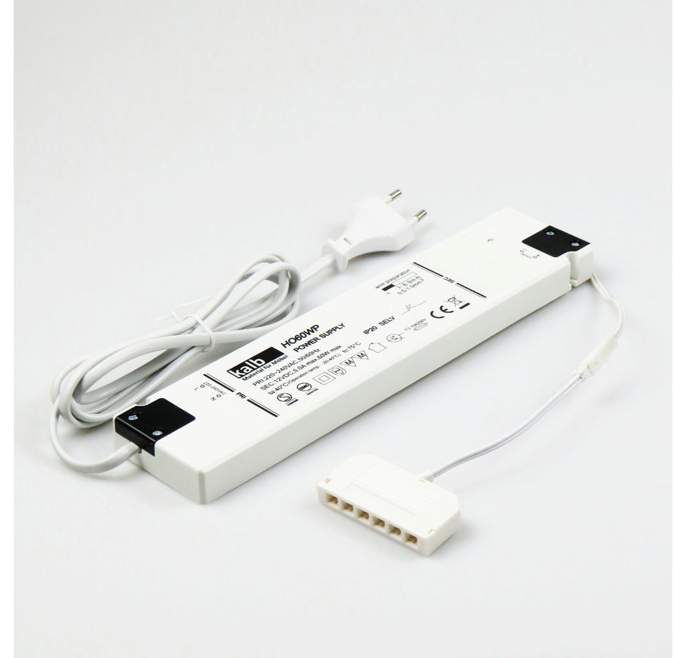 kalb kalb LED Netzteil 12V 30/60W Trafo Treiber Adapter LED Mini-Stecker Netzteil von kalb