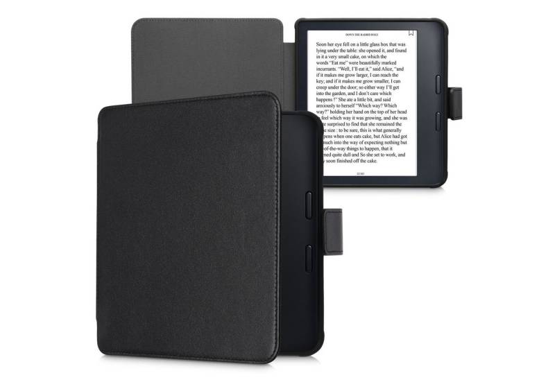 kalibri E-Reader-Hülle Hülle für Kobo Libra 2, Leder eBook eReader Schutzhülle - Flip Cover Case von kalibri