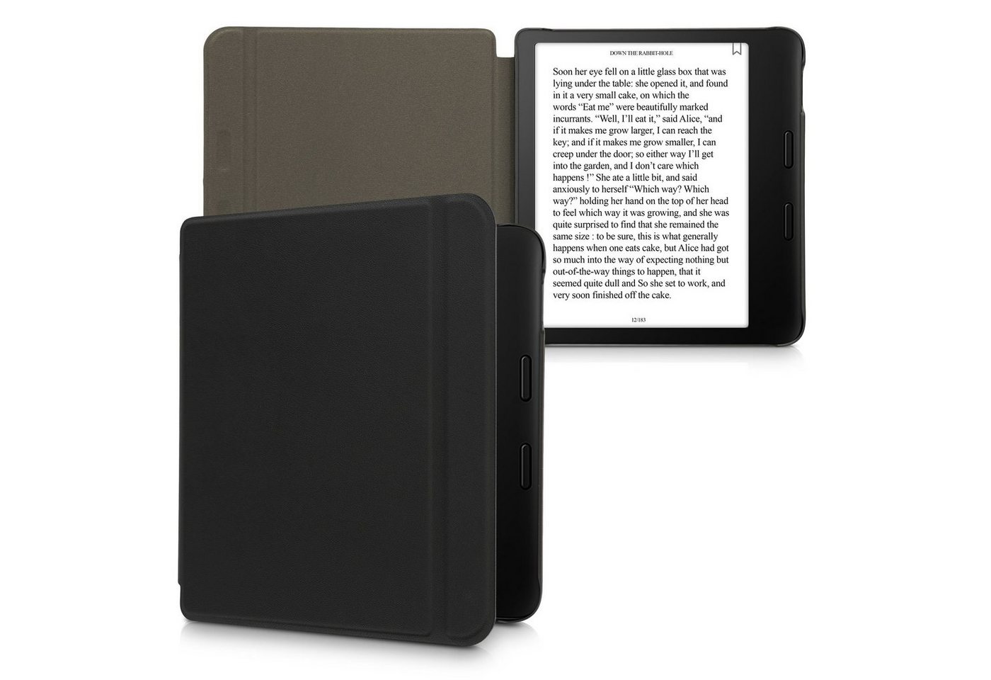 kalibri E-Reader-Hülle Hülle für Tolino Vision 6, Leder eBook eReader Schutzhülle - Flip Cover Case von kalibri
