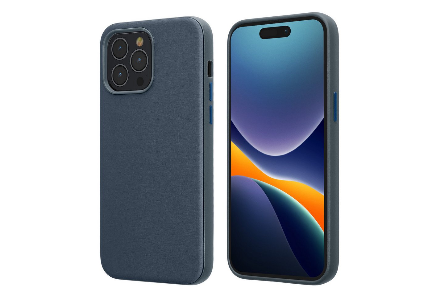 kalibri Handyhülle Hülle für Apple iPhone 14 Pro Max Premium Handyhülle, Cover mit TPU Bumper - Strukturierte Oberfläche - Case kalibri Handyhülle Hülle für Apple iPhone 14 Pro Max Premium Handyhülle, Cover mit TPU Bumper - Strukturierte Oberfläche - Case von kalibri