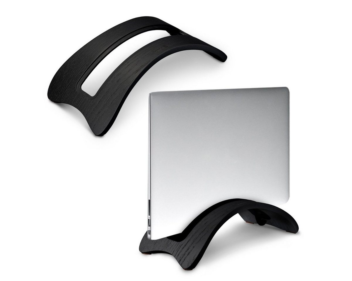 kalibri Laptop-Ständer Notebook Stand aus Eichenholz - Halterung für MacBook Air/Pro/iPad, (1-tlg) von kalibri