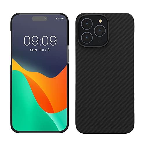 kalibri Schutzhülle kompatibel mit Apple iPhone 14 Pro Max - Hülle Aramid - Handy Cover Case Handyhülle Schwarz matt kalibri Schutzhülle kompatibel mit Apple iPhone 14 Pro Max - Hülle Aramid - Handy Cover Case Handyhülle Schwarz matt von kalibri
