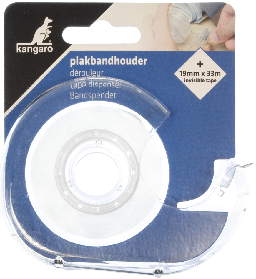 kangaro Handabroller inkl. Klebefilm unsichtbar, 19mm x 33m kangaro Handabroller inkl. Klebefilm unsichtbar, 19mm x 33m von kangaro