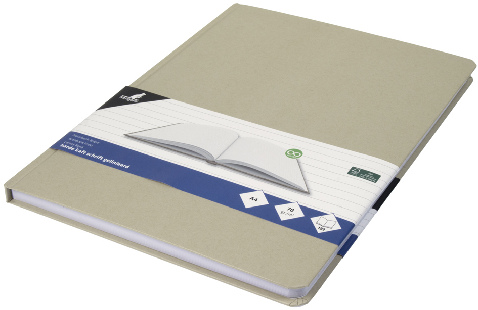 kangaro Notizbuch Kraft, DIN A4, 96 Blatt, liniert kangaro Notizbuch Kraft, DIN A4, 96 Blatt, liniert von kangaro