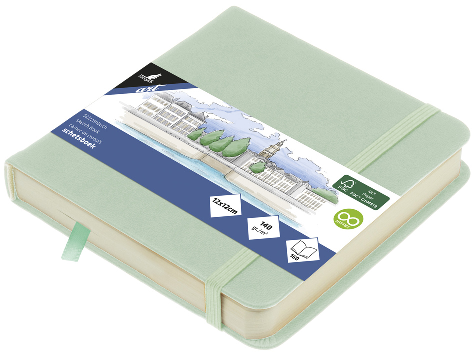 kangaro Skizzenbuch, 80 Blatt, 120 x 120 mm, mint kangaro Skizzenbuch, 80 Blatt, 120 x 120 mm, mint von kangaro