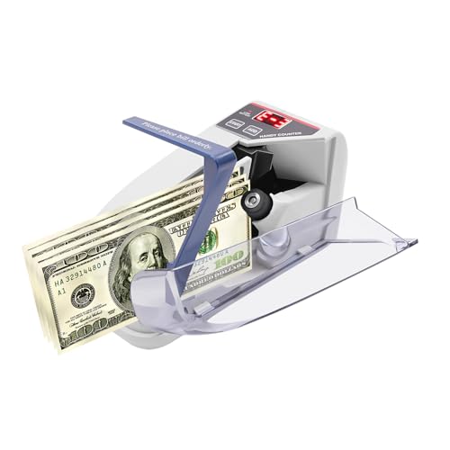 Geldzählmaschine Tragbarer Mini Geldzähler Mobile mit Zählfunktion Scheinzähler Banknotenzähler 3 Ziffern 999 Max 2W Geldzählmaschine Tragbarer Mini Geldzähler Mobile mit Zählfunktion Scheinzähler Banknotenzähler 3 Ziffern 999 Max 2W von kangten