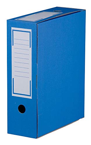 20x Archiv Ablagebox Ordnerbox Color 100mm - 4 vers. Farben (blau) von karton-billiger