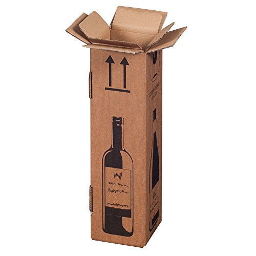 Flaschenversandkarton "Magnum" Weinkarton für 1 Magnum - Weinflaschen (PTZ Zertifikat - DHL) (5) von karton-billiger
