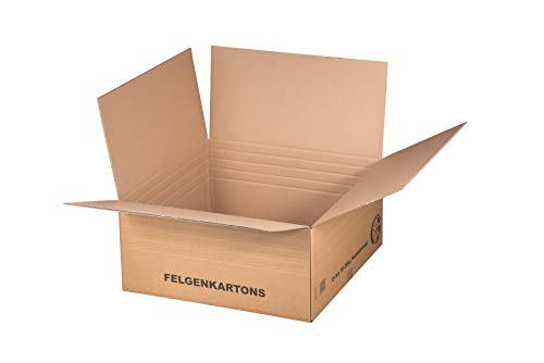 karton-billiger Felgenkartons Komplettradkartons für 15-22" Felgen - je 4 Stück (Komplettrad 15-19" 66x66x30cm) von karton-billiger