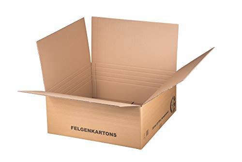 karton-billiger Felgenkartons Komplettradkartons für 15-22" Felgen - je 4 Stück (Komplettrad 20-22" 72,5x72,5x30cm) von karton-billiger