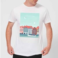 Copenhagen Men's T-Shirt - White - 5XL von katinka Reinke