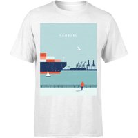 Hamburg Men's T-Shirt - White - 5XL von katinka Reinke