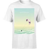Kitesurfing Men's T-Shirt - White - 5XL von katinka Reinke