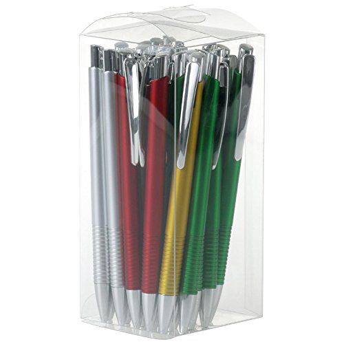 25 Kugelschreiber LASTI PVC/ABS in Klarsichtbox für Wiederverkauf von kaufdeinschild