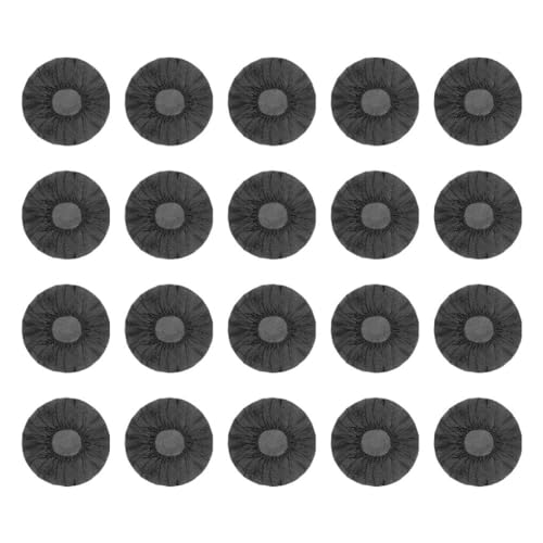 kawehiop 100x Vliesstoff Kopfhörerkissen, stabile Fixierung, geruchlos, hautfreundlich, Einweg Kopfhörer Abdecktuch, Schwarz, 10 12cm kawehiop 100x Vliesstoff Kopfhörerkissen, stabile Fixierung, geruchlos, hautfreundlich, Einweg Kopfhörer Abdecktuch, Schwarz, 10 12cm von kawehiop