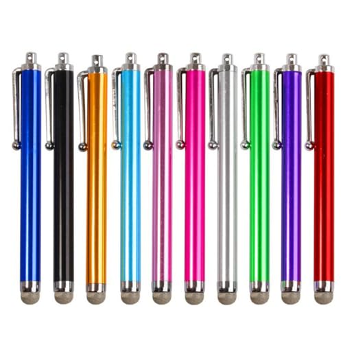 kawehiop 20 Stück berührungsempfindlicher und einfach zu bedienender Stylus Stift für präzise Bedienung, komfortabler Griff, Metall Touchscreen Stift von kawehiop