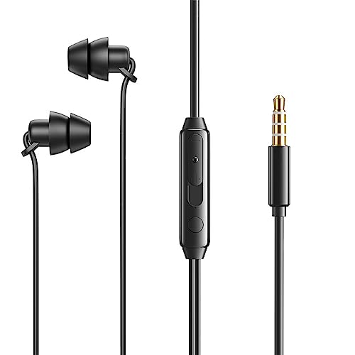 kawehiop Anti Noise Schlafkopfhörer Kopfhörer Kopfhörer Wohnzimmer einzelnes 3,5 mm Weiß, Doppel 3,5 mm Schwarz von kawehiop