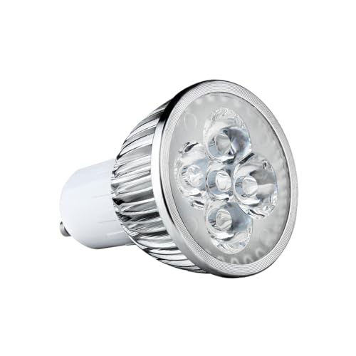 kawehiop Einzigartige LED Glühbirne mit hervorragender optischer Leistung, dimmbares Metall Warm/Rein/Kaltstrahllicht, dimmbare LED Spot Lampe, 4W violettes Licht von kawehiop