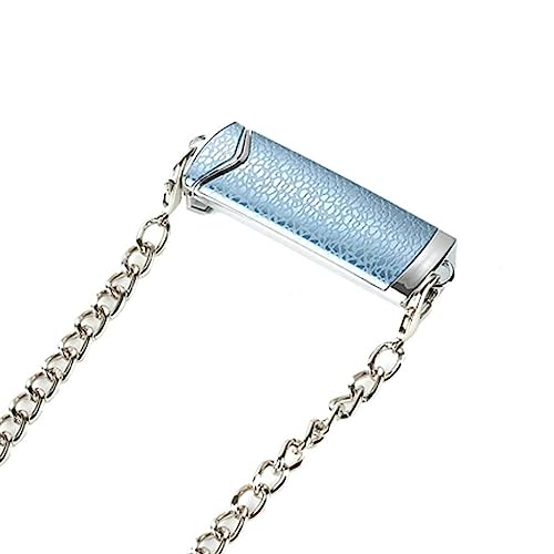 kawehiop Handy Rückenclip, tragbar, verstellbar, modisch, abnehmbar, universelles Anti Lost Reisekettenzubehör, Blaues Silber kawehiop Handy Rückenclip, tragbar, verstellbar, modisch, abnehmbar, universelles Anti Lost Reisekettenzubehör, Blaues Silber von kawehiop