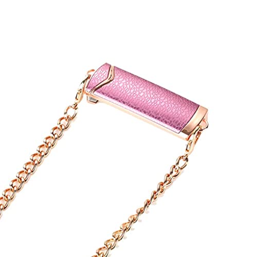 kawehiop Handy Rückenclip, tragbar, verstellbar, modisch, abnehmbar, universelles Anti Lost Reisekettenzubehör, Rosa Gold von kawehiop