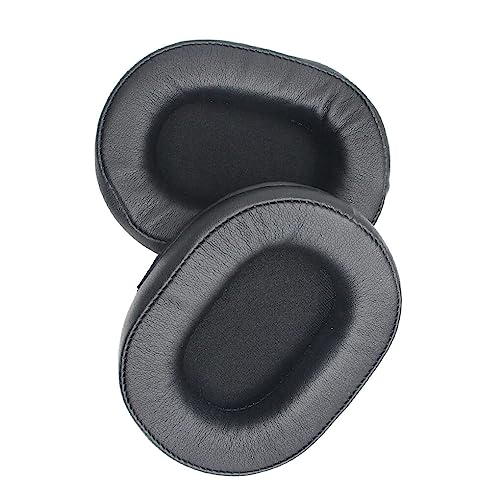 kawehiop Kopfhörer Ohrpolster Kissen Leder Noise Cancelling Headset Zubehör Ellipse Ersatz für ATH MSR7 Kopfhörer, Schwarz kawehiop Kopfhörer Ohrpolster Kissen Leder Noise Cancelling Headset Zubehör Ellipse Ersatz für ATH MSR7 Kopfhörer, Schwarz von kawehiop