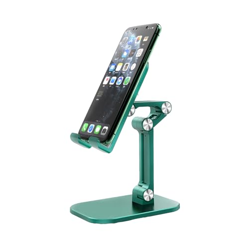 kawehiop Mini Größe, geeignet für Smartphones und Tablets, Faltbarer Telefon Tablet Halter für Smartphones und Tablets aus Kunststoff, Grün von kawehiop