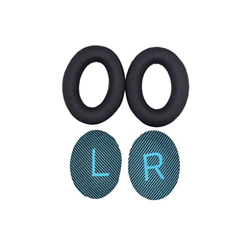kawehiop Ohrpolster Kissen Noise Cancelling Zubehör Ellipse Atmungsaktive Kopfhörerabdeckung Ersatz für Bose QC25 QC35 Kopfhörer, Schwarz Blau kawehiop Ohrpolster Kissen Noise Cancelling Zubehör Ellipse Atmungsaktive Kopfhörerabdeckung Ersatz für Bose QC25 QC35 Kopfhörer, Schwarz Blau von kawehiop