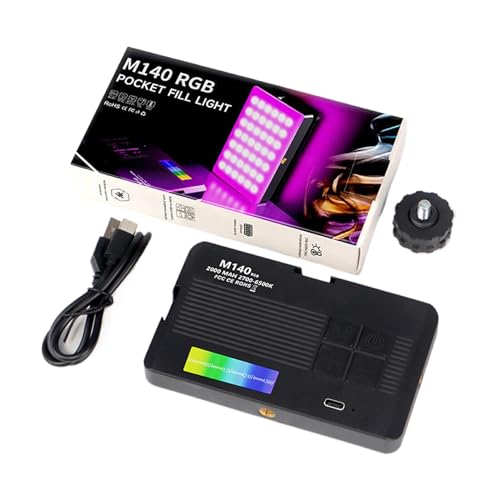 kawehiop Tragbarer Telefonhalter mit einfach zu bedienenden Funktionen, 12 Szenensimulationen, ABS Mini RGB Fülllicht, Kofferraum Fülllicht RGB, heiß von kawehiop