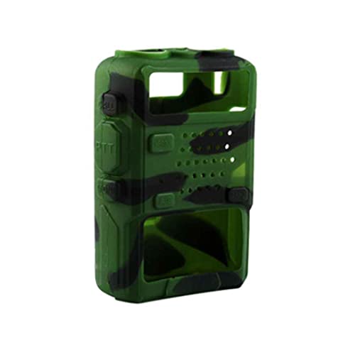 kawehiop Weiche Silikon Walkie Talkie Schutzhülle, tragbares Handfunkgerät, Halter, Box, Tasche, Zubehör für Außenteile, Grün kawehiop Weiche Silikon Walkie Talkie Schutzhülle, tragbares Handfunkgerät, Halter, Box, Tasche, Zubehör für Außenteile, Grün von kawehiop