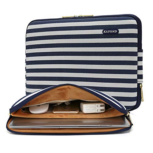 Kayond Laptoptasche 27,9-43,2 cm (11-17 Zoll), Wasserabweisend Blue stripes 43 cm (17 Zoll) von kayond